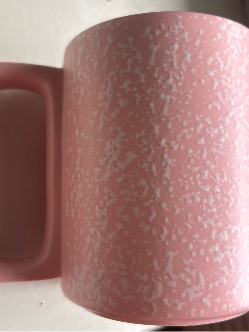 2019 - Starbucks Pink Speckle Pattern Ceramic Mug - Picture 6 of 6